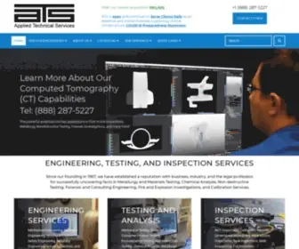 Atslab.com(Applied Technical Services (ATS)) Screenshot