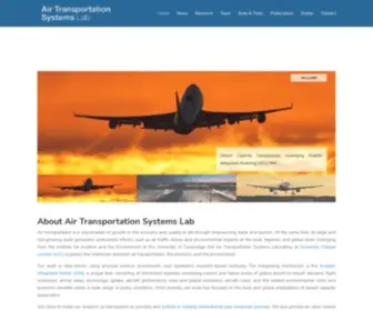 Atslab.org(Air Transportation Systems Lab) Screenshot