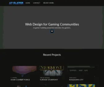 Atslayer.com(Web Design for Gamers) Screenshot