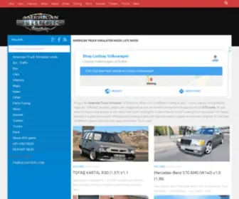 Atsmod.net(Offers a lot of different american truck simulator mods of play) Screenshot