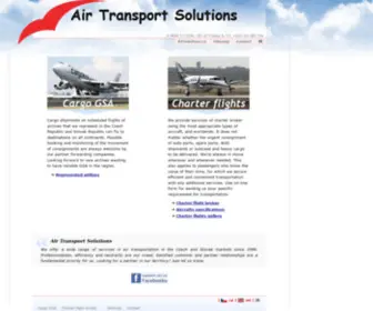 Atsolutions.cz(Air Transport Solutions) Screenshot