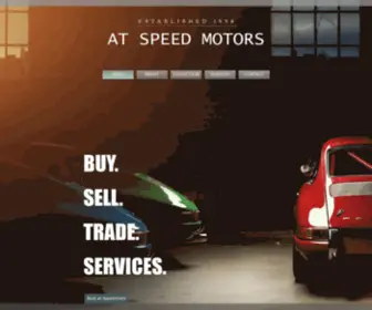 Atspeedmotors.com(At Speed Motors) Screenshot