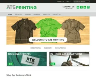 Atsprinting.com(ATS Printing) Screenshot