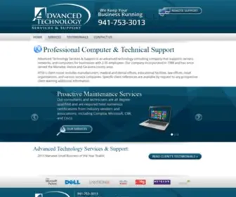 ATSSFL.com(Advanced Technology Services & Support) Screenshot