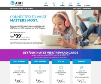 ATT-Bundles.com(AT&amp;T Bundles &amp; Deals On Internet) Screenshot