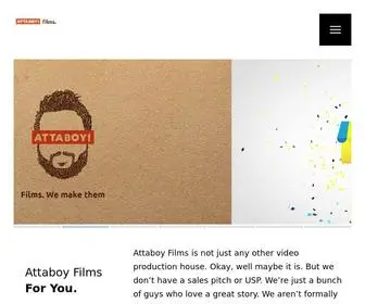 Attaboyfilms.in(Attaboy Films) Screenshot