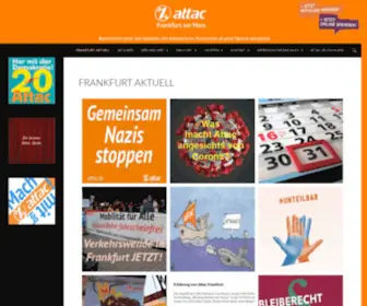 Attac-FFM.de(Attac Frankfurt am Main) Screenshot