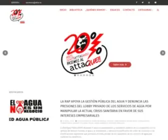 Attac.es(ATTAC España) Screenshot