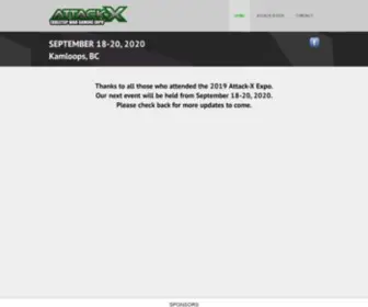 Attack-X.com(Tabletop War Gaming Expo in Kamloops) Screenshot