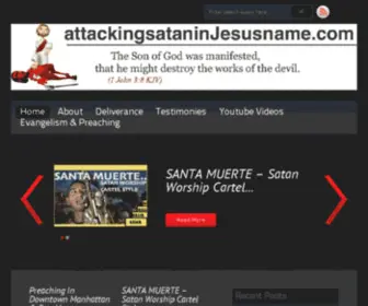 Attackingsataninjesusname.com(Attacking Satan In Jesus Name) Screenshot