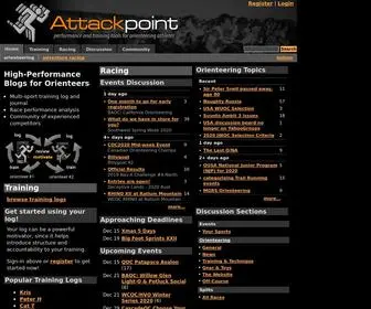 Attackpoint.org(Orienteering training) Screenshot