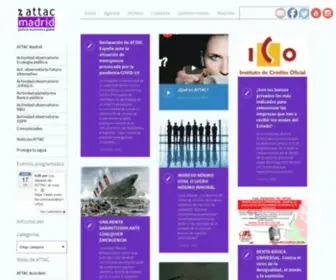 Attacmadrid.org(Otro mundo es posible) Screenshot