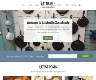 Attainable-Sustainable.net(Garden to Table) Screenshot