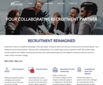 Attaineo.com(Life Sciences Recruitment Experts) Screenshot