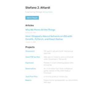 Attardi.org(Stefano J) Screenshot