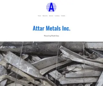Attarmetals.com(Attar Metals Inc) Screenshot