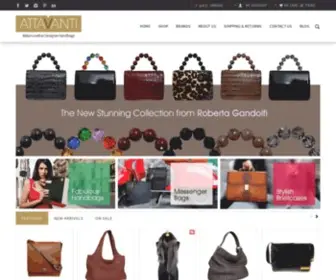 Attavanti.com(Italian Leather Handbags) Screenshot