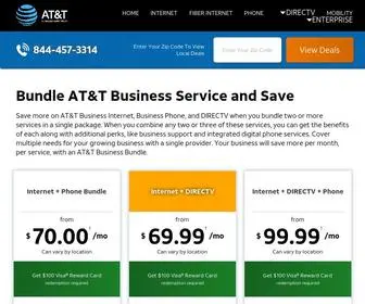 Attbusinessbundle.com(AT&T Business) Screenshot