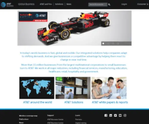 ATT.cn(AT&T Worldwide Home) Screenshot