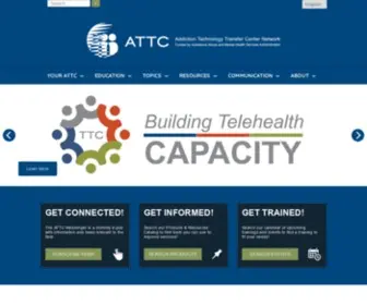 Attcnetwork.org(Addiction Technology Transfer Center (ATTC) Network) Screenshot
