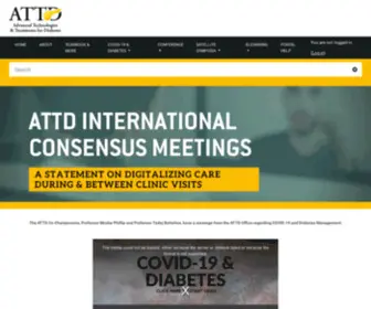 ATTD-Education.com(Education Portal ATTD Advanced Technologies & Treatments for Diabetes) Screenshot