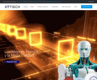 Attech-Sas.com(Empresa de Importación y Comercialización de Tecnología) Screenshot