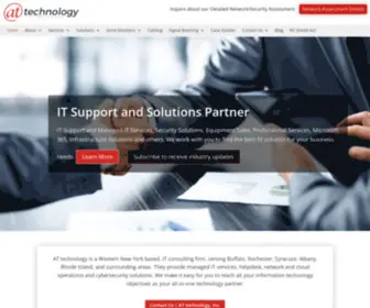 Attechnology.com(IT Support and Managed Services in Buffalo) Screenshot