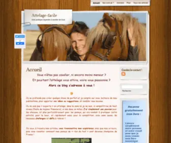 Attelage-Facile.com(Le blog attelage) Screenshot