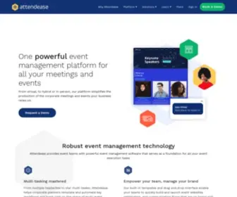 Attendease.com(Event Management Software & Automation Platform) Screenshot