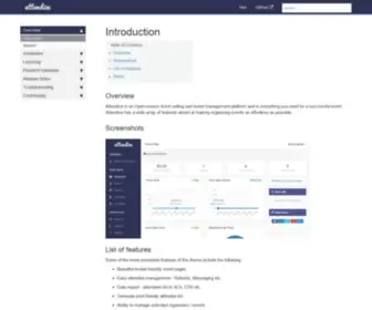 Attendize.com(Attendize documentation site) Screenshot