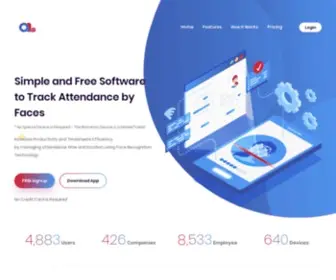 Attendlab.com(Face Recognition Attendance System With Mobile/Tablet) Screenshot