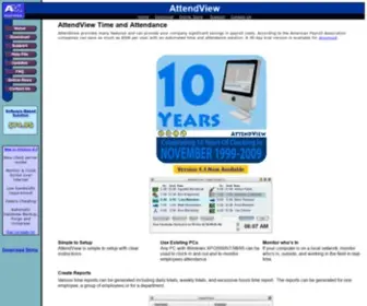 Attendview.com(AttendView timeclock software) Screenshot