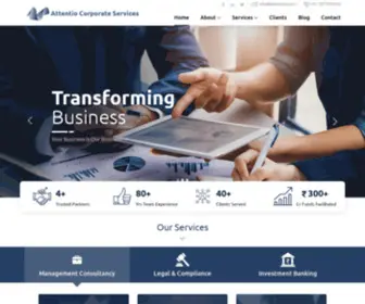 Attentiocs.com(Attentiocs Corporate Services LLP) Screenshot