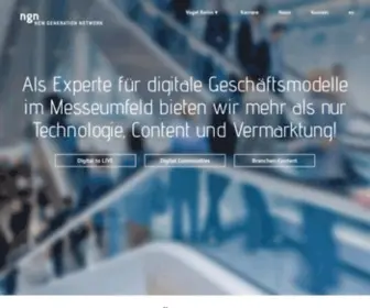 Attention-NGN.com(Portal Technologie & Services für Messen) Screenshot