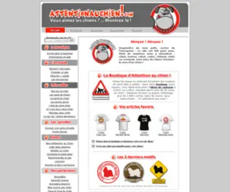 Attentionauchien.com((boutique, annuaire, infos)) Screenshot