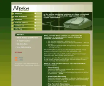 Attentiongrabbers.co.uk(Search Engine Optimisation (Optimising) and Search Engine Management) Screenshot