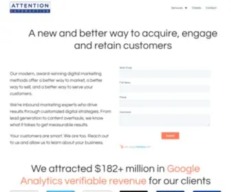 Attentioninteractive.com(Los Angeles Digital Marketing Agency) Screenshot