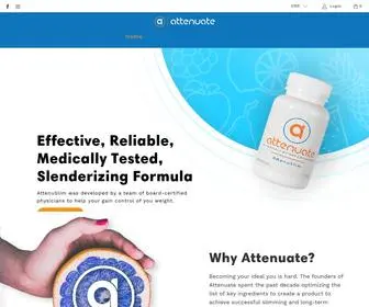 Attenuatepro.com(Getting down to a healthy weight) Screenshot