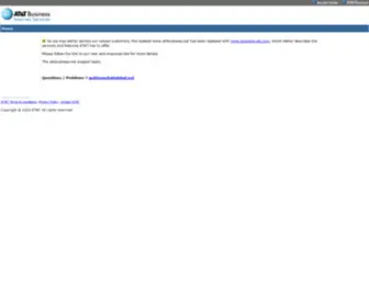 Attglobal.net(AT&T Business Internet Services) Screenshot