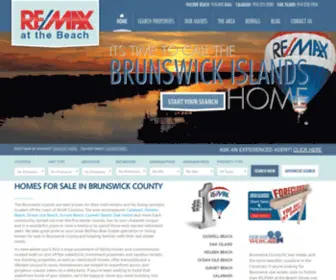 Atthebeachnc.com(Brunswick County NC Homes For Sale) Screenshot