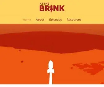Atthebrink.org(A podcast) Screenshot