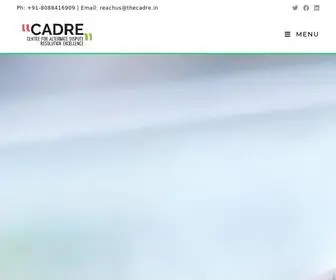 Atthecadre.com(The CADRE) Screenshot