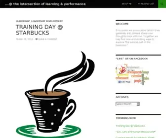 Attheintersectionblog.com(@ the intersection of learning & performance) Screenshot