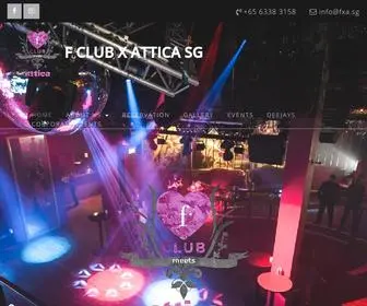 Attica.com.sg(F Club x Attica SG) Screenshot