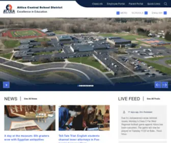 Atticacsd.org(Attica Central Schools) Screenshot