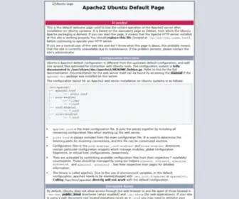 Attica.fr(Apache2 Ubuntu Default Page) Screenshot