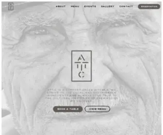 Atticbahrain.com(Retro Greek Restaurant at Al Manamah) Screenshot