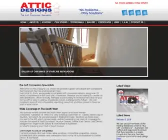 AttiCDesigns.co.uk(Attic Designs) Screenshot