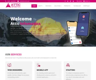 Atticinfo.com(Website Digital Marketing Mobile App Development Company in Hyderabad) Screenshot