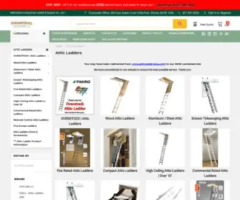 Atticladdersplus.com(Industrial Ladder & Supply Co) Screenshot